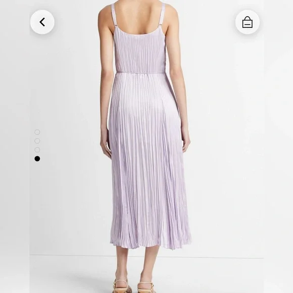 SOLD Beautiful Vince dress size M in bright lilac color - Picture 2 of 14